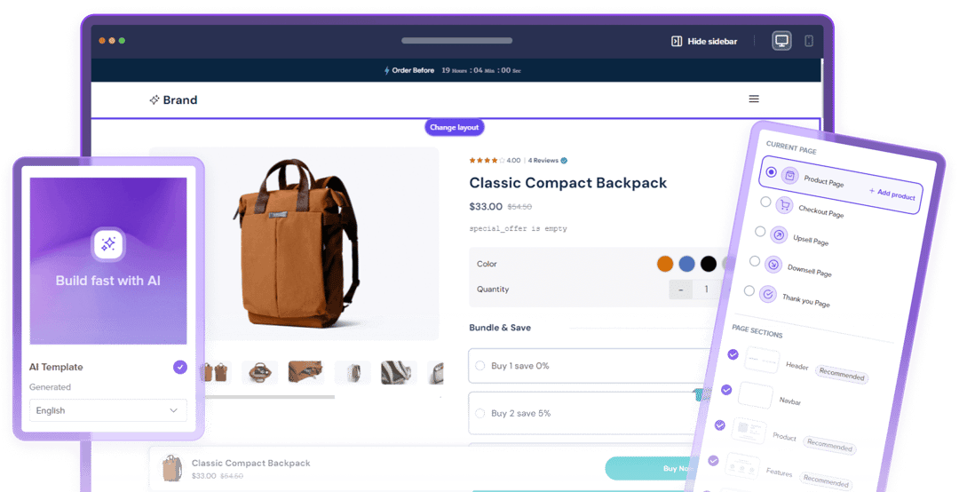 Lightfinnels AI Funnel Builder